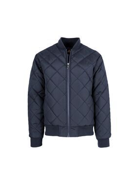 Spire by Galaxy Men's Navy Heavyweight Quilted Bomber Jacket NWT Size XL